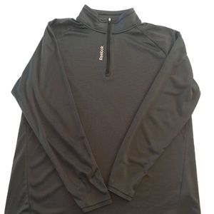 Men’s Reebok Grey 1/4 Zip Lightweight Pullover